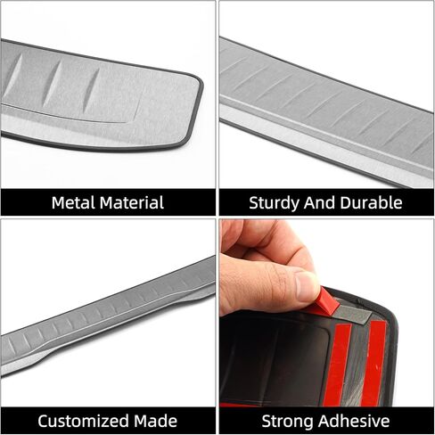 غطاء حماية خلفي من سبائك الصلب من JERBOR مناسب لسوبارو Crosstrek 2023 2024 غطاء حماية لعتبة باب الجذع in Kuwait