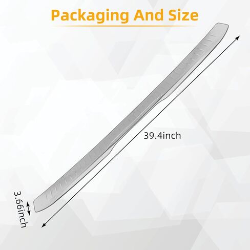 غطاء حماية خلفي من سبائك الصلب من JERBOR مناسب لسوبارو Crosstrek 2023 2024 غطاء حماية لعتبة باب الجذع in Kuwait