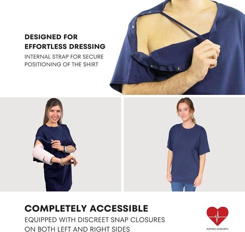 Post Surgery w/L&R Snaps (Grey,S) in Kuwait