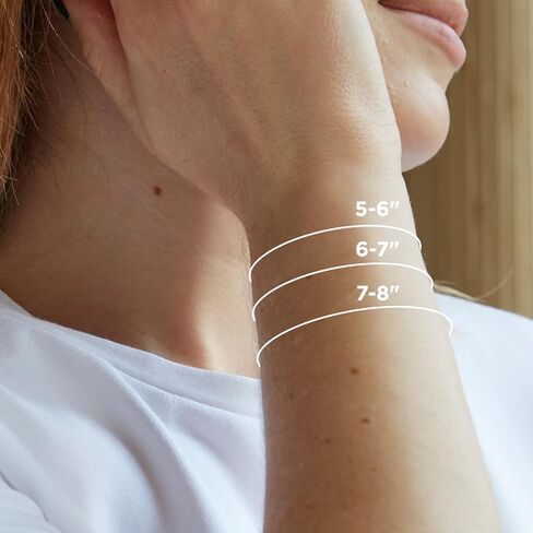 سوار ميلان بيزا القابل للتمدد - سوار مطرز مطلي بالذهب عيار 14 قيراط للنساء، سوار متراص، سوار كرة مطلي بالذهب، مجوهرات عصرية لا تسبب الحساسية، مجوهرات عصرية للنساء، 6.25 بوصة، خرزة 4 مم in Kuwait