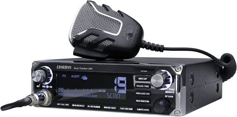 راديو Uniden Bearcat 880 CB مع 40 قناة وشاشة LCD كبيرة سهلة القراءة بـ 7 ألوان مع إضاءة خلفية ومكبر صوت للاتصالات الخارجية Bearcat بقدرة 15 وات (BC15). تصميم متين وقوي in Kuwait