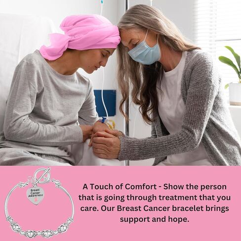 Breast Cancer Awareness Pink Ribbon Bracelets for Fundraising, Charity Walks, and Gifts - Perfect for Breast Cancer Awareness Month in Saudi Arabia