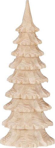 Creative Co-Op Carved Wood Tree Decor, Natural in Saudi Arabia