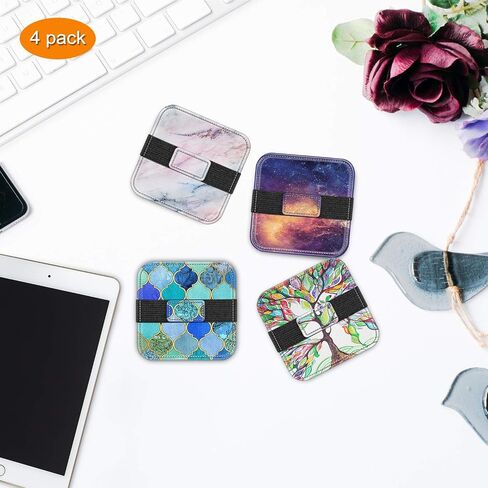 Fintie Screen Cleaning Pad, Soft Cloth Wipes for iPad, iPhone, MacBook, Tablets, Laptop Screen, Screen Cleaner with Elastic Strap, 4 Pack in Kuwait