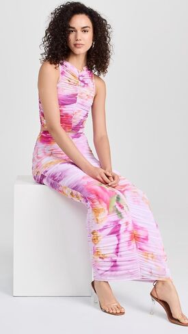 AFRM Women's Misha Sheer Illusion Tank Top in Saudi Arabia