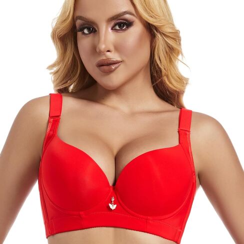 Push Up Bra for Women Back Smoothing Bra Seamless Underwire Soft T-Shirt Bras in Saudi Arabia