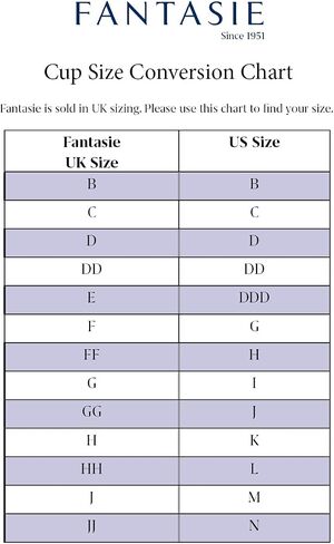 حمالة صدر نسائية من Fantasie Fusion Lace Underwire بدعم كامل من الجانب in Kuwait