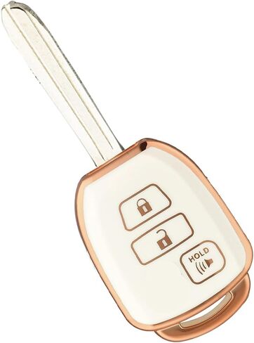 Key Fob Cover for Toyota 4Runner Corolla Cross Tacoma Tundra RAV4 Highlander Sequoia Scion Prius in Kuwait