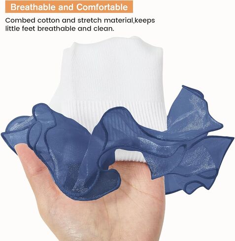 Komorebi Big Ruffle Socks Woman Double Lace Turn Cuff Socks for Womens Ankle Socks Frilly Dress Socks in Saudi Arabia