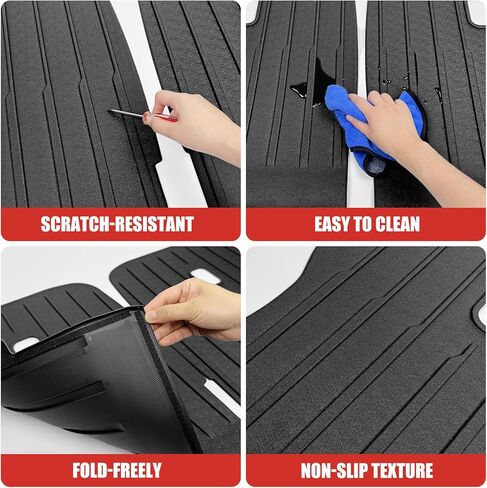 Seat Back Cover 2 nd Row Fit for 2020-2024 Kia Telluride 7 Seats Accessories, Kick Mat TPE Back Seat Protector Car Mat for 2024 Kia Telluride in Kuwait