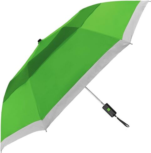 STROMBERGBRAND UMBRELLAS The Vented Lifesaver 42 inch Windproof Automatic Open Stick Umbrella for Rain, Portable Lightweight Strong Wind Vent Fiberglass Folding Travel Umbrella for Men & Women in Saudi Arabia