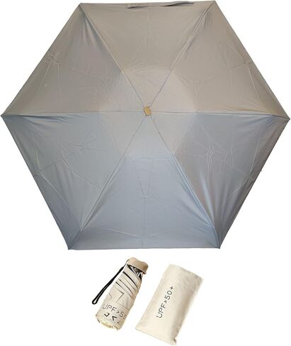 Dual-Usage Small Portable Windproof Umbrella Parasol, Sunshade and Rain Umbrella, Light in Pocket and Strong with 6 Ribs in Saudi Arabia