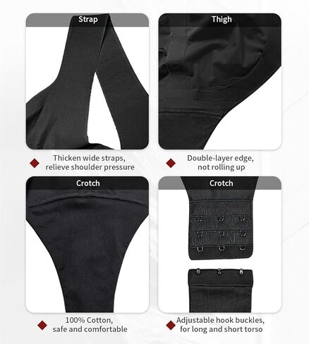 SHAPSHE الجسم المشكل البطن التحكم فاجا كامل الجسم ملابس داخلية بعقب رافع انخفاض قطع أكمام قصيرة ارتداءها للنساء بالإضافة إلى حجم الخصر خطف Cincher الخامس الرقبة تانك الأعلى تجريب الخروج صيف 2024 أسود in Kuwait