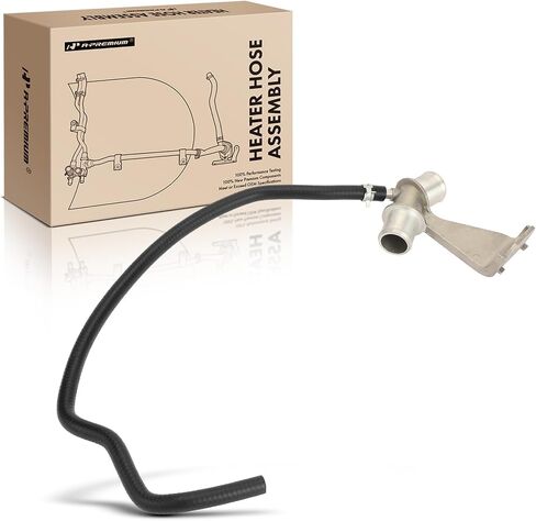 A-Premium Engine Coolant Pipe Compatible with Toyota Corolla 2009-2017, Matrix 2009-2014, 1.8L in Saudi Arabia