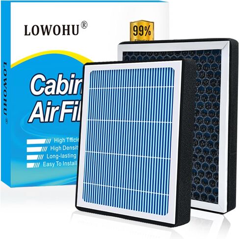 CF12150 Cabin Air Filter With Activated Carbon For 2015-2022 Ford F150 F250 F350 F450 F550 Super Duty Expedition, For 2015 2016 2017 2018 2019 2020 2021 F-150 F-250 F-350 F-450 F-550 Lincoln Navigator in Saudi Arabia