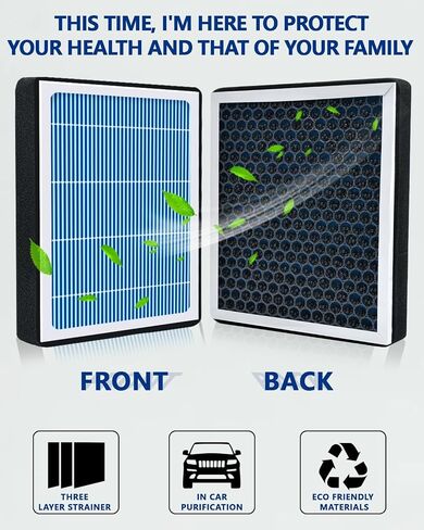 CF12150 Cabin Air Filter With Activated Carbon For 2015-2022 Ford F150 F250 F350 F450 F550 Super Duty Expedition, For 2015 2016 2017 2018 2019 2020 2021 F-150 F-250 F-350 F-450 F-550 Lincoln Navigator in Saudi Arabia