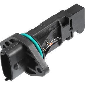 Car Mass Air Flow Sensor No.2816438080 - Vehicle Mass Air Flow Sensor - for Kia Optima 2001-2006 Plastic Metal Black - 1 Pc