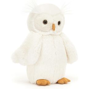 جيليكات بومة محشوة على شكل حيوان، متوسط ​​10.5 بوصة | لعبة الطيور القطيفة | هدية كلاسيكية للأطفال in Kuwait