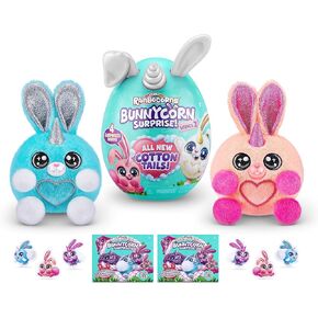 Rainbocorns Bunnycorn Surprise Series 2 (2 Pack) by ZURU Rabbit Bunny Plush Toy Girls Gift Idea (Randomized Non Duplicate)