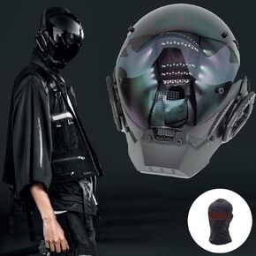 Robot Punk Cosplay Mask, Personalized Army Mecha Mask, Cosplay Halloween Fits Music Festival Party Accessories