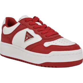 Guess Women's MIRAM Sneaker, Red/White 610, 9