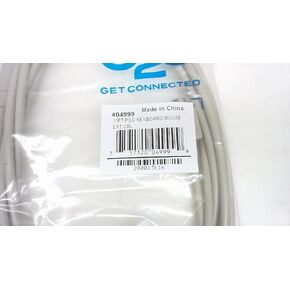 C2G Legrand Keyboard Cord for Keyboard/Mouse Cable, Beige Mouse Cord, Round Male to Male Keyboard Cable 1 Count, C2G 02692