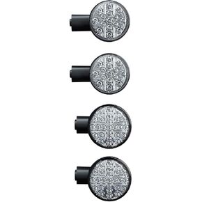 Indian Motorcycle Smoked LED Turn Signals, Specific for Scout Rogue, Scout Rogue Sixty, Scout Bobber Twenty, Scout Bobber, and More, Genuine OEM Part 2889346