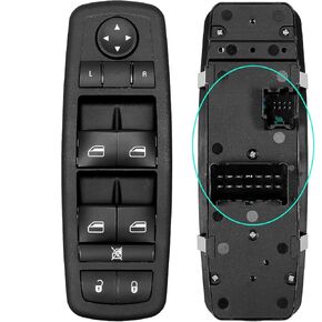 Master Power Window Control Switch for 2013-2016 Dodge Dart, 2015-2016 Chrysler 200 68271203AB 56046568AC 56046553AB, 8+13 Pins, Front Left Driver Side Door Lock Window Controller
