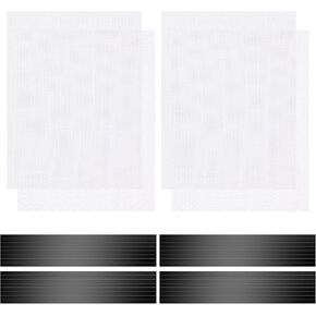 [4 Pack] 400x300mm DIY PC Case Dust Mesh Filter, PVC Dustproof Mesh Filter Cover with Magnetic Strip for Computer PC Case in Saudi Arabia