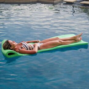 Pool Mate X-Large Foam Mattress Swimming Pool Float, Coral