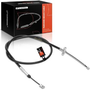A-Premium Rear Driver Side Parking Brake Cable Assembly Compatible with Toyota, Chevrolet & Geo Models: Corolla 1998-2002, Prizm - Replace# 94852994, 94857025