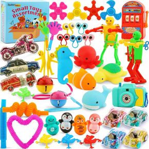 Small Prizes for Kids Goodie Bag Stuffers Mini Claw Machine Toys Easter Egg Fillers Treasure Chest Items Prize Box Refill Toy for Party Bags Assorted Bulk Toys Class Incentives Game Prizes for Boys