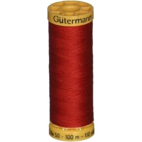 Gutermann Natural Cotton Thread 110 Yards-Bright Red