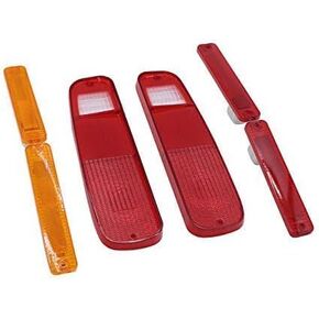 6 PCS/SET Tail Light and Side Fender Kit Compatible with 73-79 FORD F-150 F150 F250 Truck 78-79 Bronco