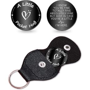Likjad pocket hug never forget the difference you make keychains for boyfriend inspirational gifts