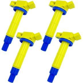 4PCS ARKAUTO HIGH PERFORMANCE IGNITION COILS 9091902244 9091902243 9091902266 9008019023 UF333 FOR TOYOTA Corolla Camry Highlander Matrix RAV4 Solara Scion tC xB Lexus ES240 HS250H 2.0 2.4 L4 1AZ 2AZ