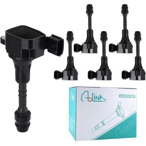 6PCS UF349 Ignition Coil Pack For Infiniti I35 QX4 (3.5L 4.0L) For Nissan NV1500 NV3500 2012-2019,NV2500 2012-2020,Suzuki Equator 2009-2012 3.5L 4.0L V6 C1406 50075 5C1403