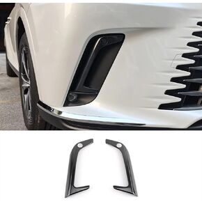 Car Accessories Fit for Lexus New RX RX350 RX350h 2023 Front Fog Light Lamp Cover Bezel Trims Chrome Stainless Steel 2 PCS