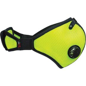RZ Mask M2 Mesh Air Filtration Face Protection Dust Mask with 99.9% Effective Carbon Filters for Woodworking, Construction, X-Large, Safety Green