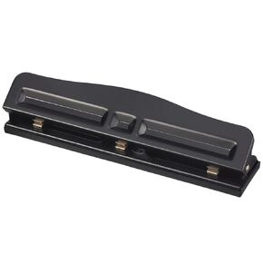 1InTheOffice Adjustable Hole Punch, 3 Hole Punch 10 Sheet Capacity Hole Puncher