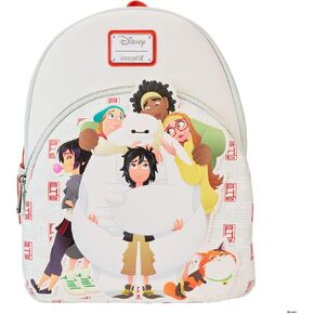 Loungefly Disney Big Hero 6 10th Anniversary Baymax Gang Mini Backpack