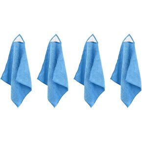 4 Pack Microfiber Cleaning Cloth - Magnetic Dry Erase Eraser for White Boards, Reusable and Washable for Home, Office, Classroom - 10'' x 10''(Black)