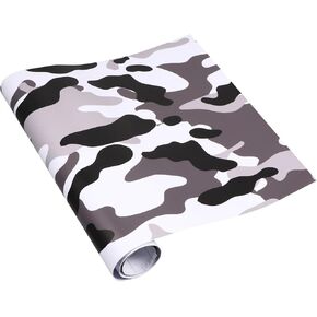 SUPVOX 1pc Sticker Motorcycle Stickers Black and White Camouflage Change Color Film Camo Vinyl Wrap Window Decal Motorcycle Decals Truck Stickers Car Decor Sticker Car Body Decor Decal
