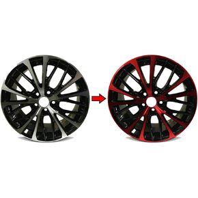 SlickMod Chrome Delete Blackout Vinyl Overlay for 2018-2020 Toyota Camry SE 18 inches Sport Wheel Rims (Gloss Black)