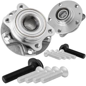 [2-Pack] 950-007 - Front Wheel Hub Bearing Assembly Compatible with [Audi] 2002-08 A4 Quattro, 2002-08 A4, 2002-04 A6 Quattro, 2007-08 RS4, 2004-08 S4, 2002-04 A6, 2003-04 Volkswagen Passat W8