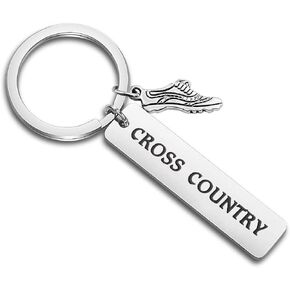CHOORO Sole Sister Keychain Gift Runner Girl Keychain Gift for Running Buddy Marathon Runner Gift Running Shoe Bag Tag