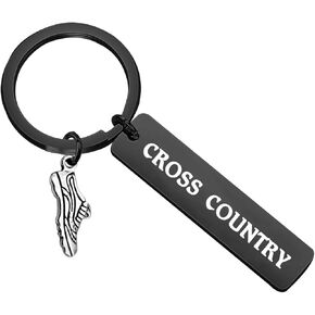 CHOORO Sole Sister Keychain Gift Runner Girl Keychain Gift for Running Buddy Marathon Runner Gift Running Shoe Bag Tag
