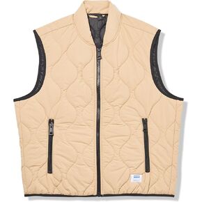 HUGO Men's Quilted Zip Up Bomber Jacket