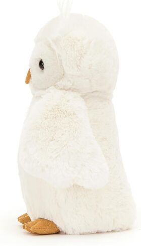 جيليكات بومة محشوة على شكل حيوان، متوسط ​​10.5 بوصة | لعبة الطيور القطيفة | هدية كلاسيكية للأطفال in Kuwait