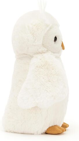 جيليكات بومة محشوة على شكل حيوان، متوسط ​​10.5 بوصة | لعبة الطيور القطيفة | هدية كلاسيكية للأطفال in Kuwait